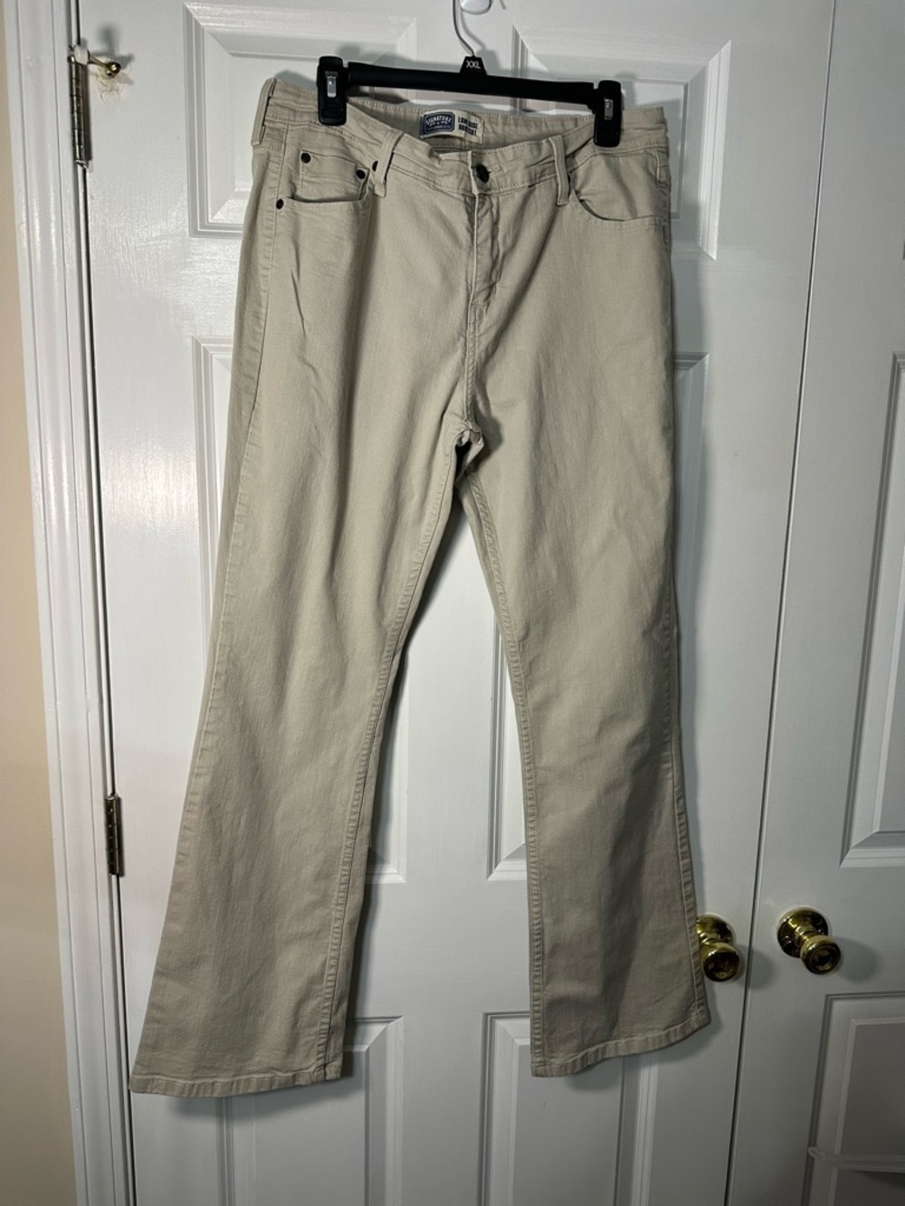 Signature by Levi Strauss Women's Beige Bootcut Jeans